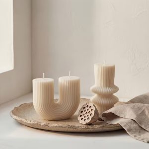 velas escultóricas minimalistas