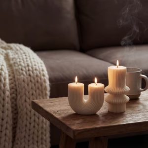 velas escultóricas minimalistas