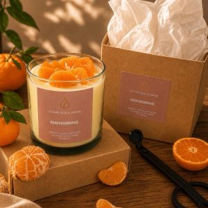 Vela aromática de Mandarina 500 Gramos