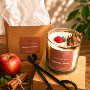 Vela aromática de Manzana Canela
